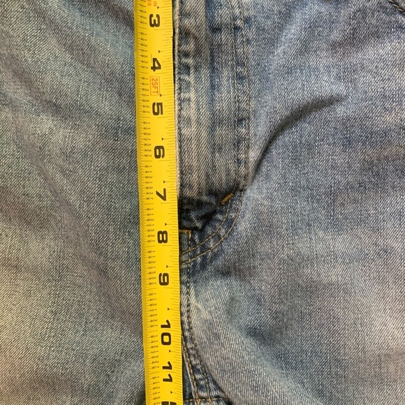 Levis 505 Straight Leg Jeans Wore In Size 38x30 faded - Picture 8 of 12